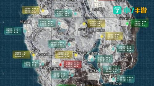 刺激战场雪地地图