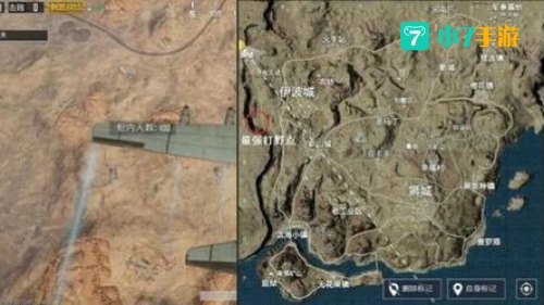 刺激战场沙漠地图